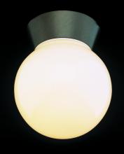 Trans Globe 4850 BK - 1LT FLUSH-OUTD-OPAL GLOBE-CEIL